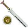TERF® Nylon Hammer Fixing Flat Countersunk Head Zinc Yellow 6.0mm