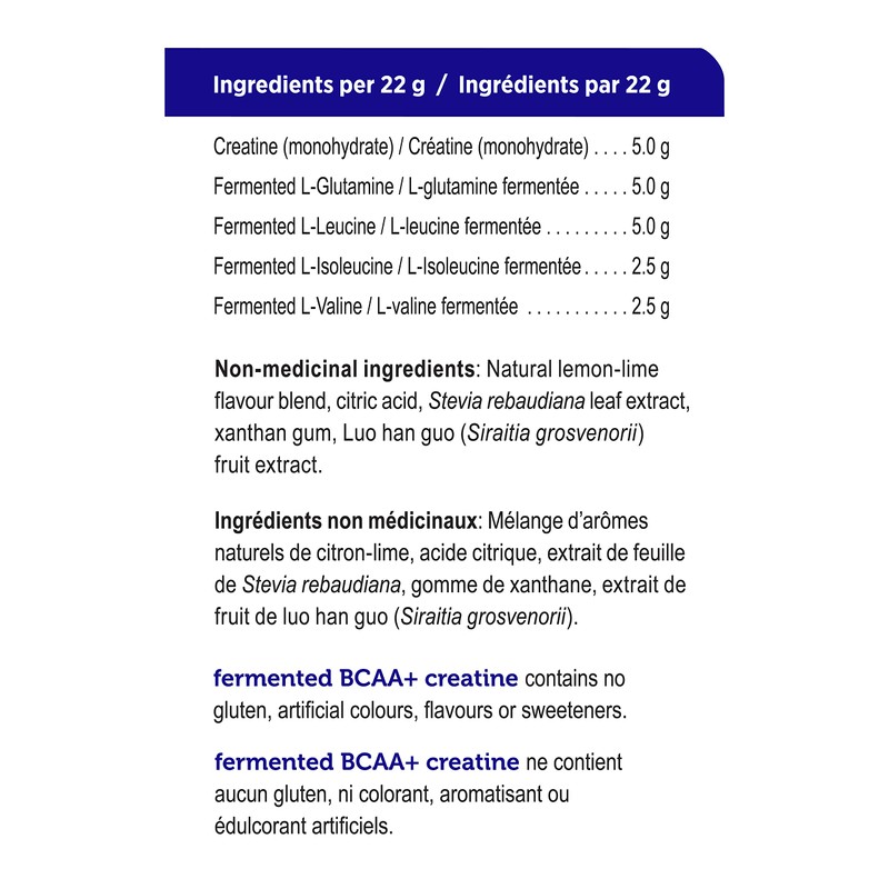 Genuine Health Fermented BCAA's + Creatine, 440g, Improves strength, power
