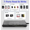 Unbranded USB 3.0 Memory Card Reader, 7 in 1 Adapter