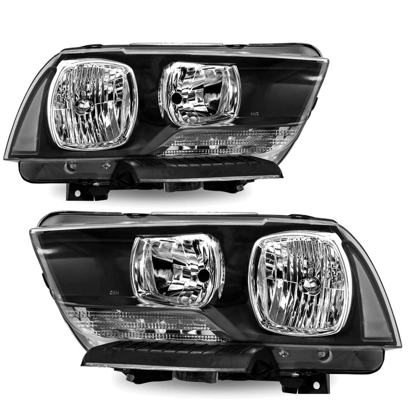 corkiauto Headlights Assembly Compatible with 2011 2012 2013 2014 Dodge