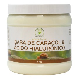 Crema Facial Baba de Caracol & Ácido Hialurónico 1 Kg Antiedad