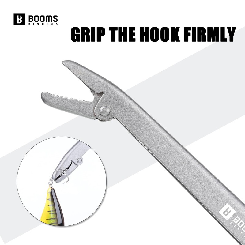 Booms Fishing Hook Remover Tool: 9.5" Stainless Steel Fish Hook