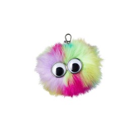 ergobag Hangies School Bag Accessory Keyring for Children, Boys and Girls, Carla Flauschi - Pink