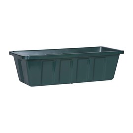 Novelty 203459 Poly-Pro Plastic Flower Box Planter, Hunter Green, 18-Inch