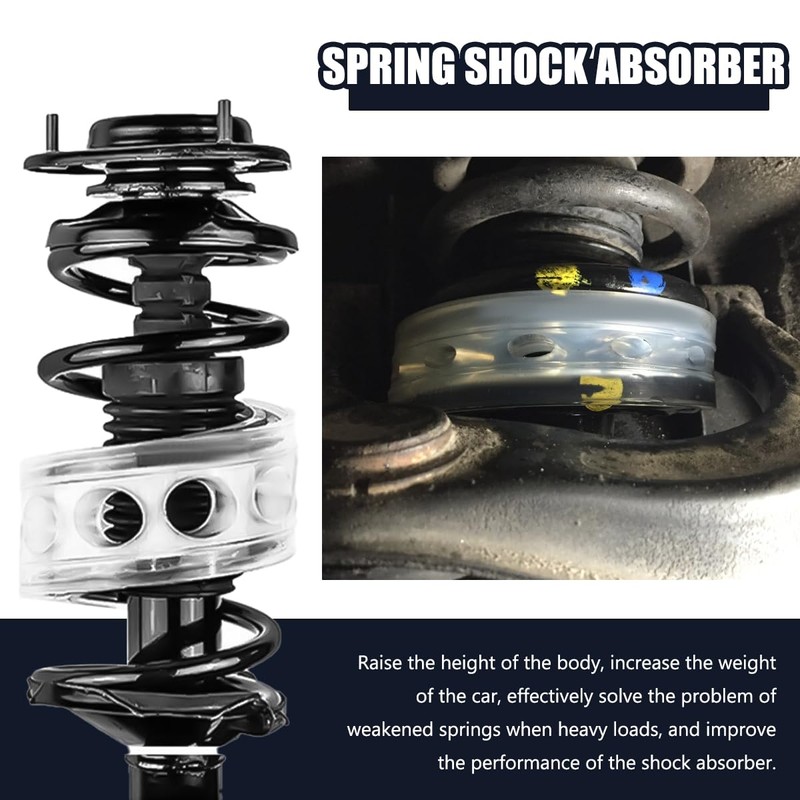 BWBWND 2 PCS Car Shock Absorber, Rubber Auto Shock Buffer