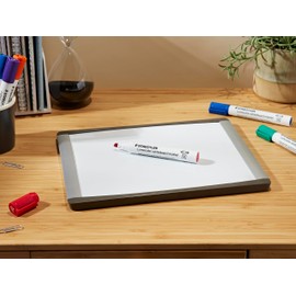 Staedtler Set of 8 Lumocolor 351 B Whiteboard Markers - Chisel Tip Approx. 2 or 5 mm Line Width - High Quality, Made in Germany - Dry and Residue-free Wiping of Whiteboards, 351 - BWP8X