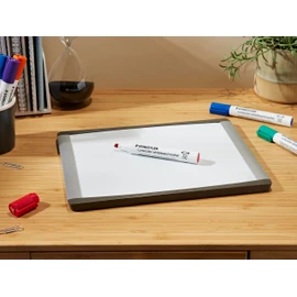 Staedtler Set of 8 Lumocolor 351 B Whiteboard Markers - Chisel Tip Approx. 2 or 5 mm Line Width - High Quality, Made in Germany - Dry and Residue-free Wiping of Whiteboards, 351 - BWP8X