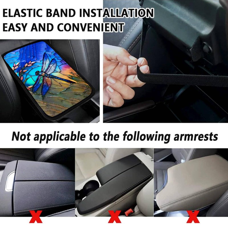 Skeleton Hand Vehicle Center Console Armrest Cover Pad Soft Console