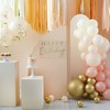 Ginger Ray Gold Foil and Peach Paper Streamer Party Backdrop