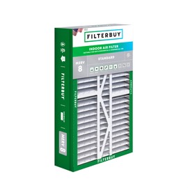 Filterbuy 17.5x27x5 Air Filter MERV 8 Dust Defense (1-Pack), Pleated HVAC AC Furnace Air Filters Replacement for Trane Perfect Fit and American Standard (Actual Size: 17.13 x 26.13 x 4.97 Inches)