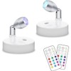 KINDEEP RGB Wireless LED Spotlight, Battery Operated Accent Lights, Indoor