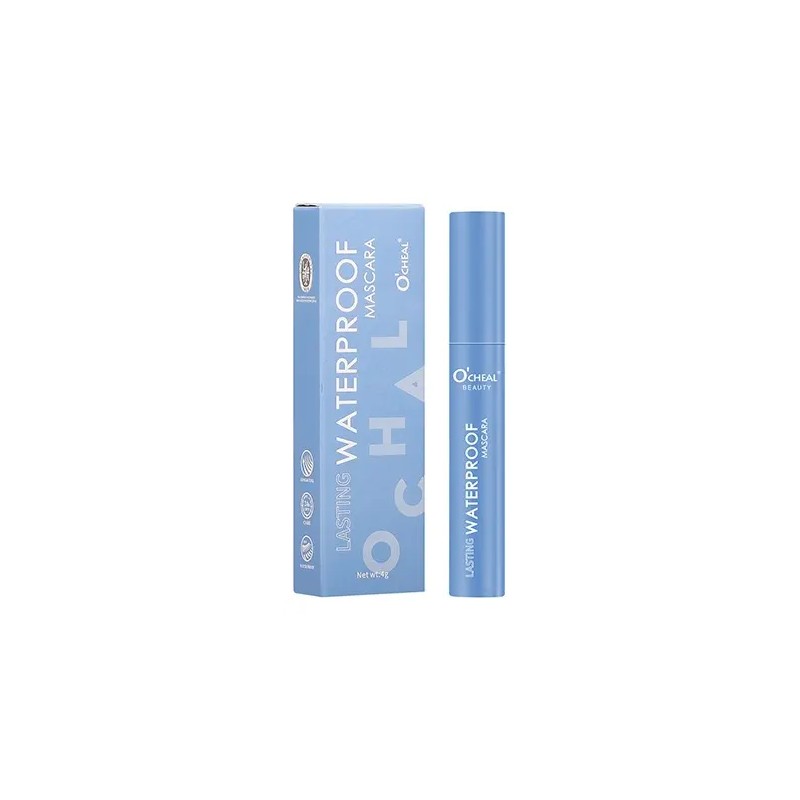 Máscara De Pestañas Waterproof Negro Rizado 12h 6g 2pzs