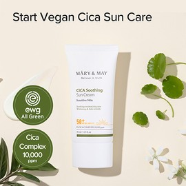 Mary&May [Mary&May]CICA Soothing Sun Cream SPF50+ PA++++ 50ml