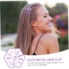 TOVINANNA 15pcs Star Hair Clips Collection Metal Snap Clips for