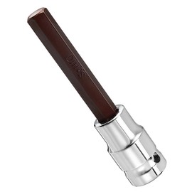 TA-VIGOR Hex Bit Socket, 1/2" Drive x H10 (10mm) Allen Key Socket, Premium S2 Steel Bits, Hex Bit with 100mm Length for Ratchet Wrench, Torque Wrench, Slide Bar, Impact Power Drills