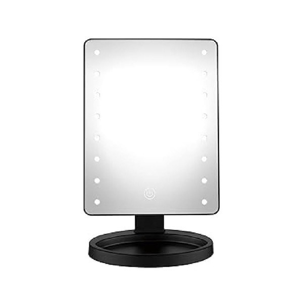 Aleissi | Espejo con Luz Led para Maquillaje con Base