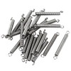 sourcing map Extension Spring - 0.45mm Wire Dia, 3.9mm OD,