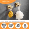 Beelee BA203BG-4 Bathroom Accessory Set, Gold Hardware Set - Towel