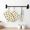 MIFSOIAVV Happy Busy Bees Oven Mitts and Pot Holders Sets