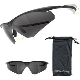 HUNTERSKY DISCOVER YOUR WORLD! HTS Tactical Shooting Sunglasses Military Grade Ballistic Impact Protection Airsoft Safety Anti-Fog