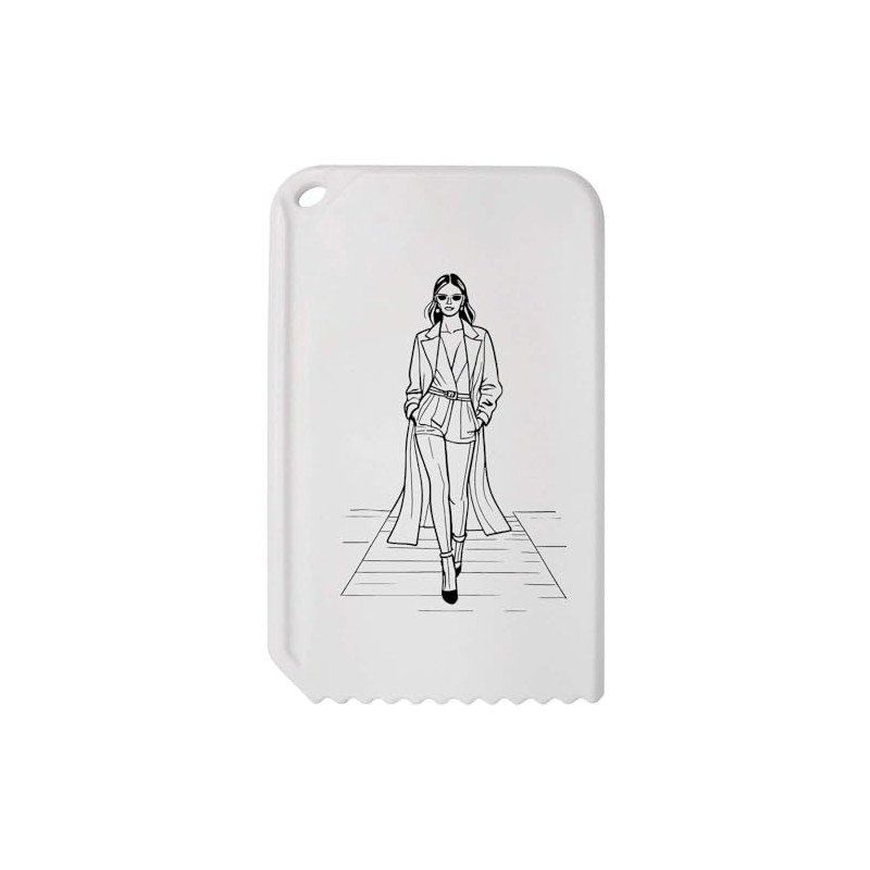 Azeeda 'Fashion Runway Model' Plastic Ice Scraper (IC00034950)
