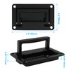 Zorfeter Black Recessed Pull Handles with Mount Screws, Hatches Pull