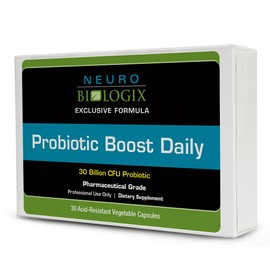 Neuro biologix Probiotic Boost Daily Digestion Supplement (30 Acid-Resistant Vegetable Capsules)