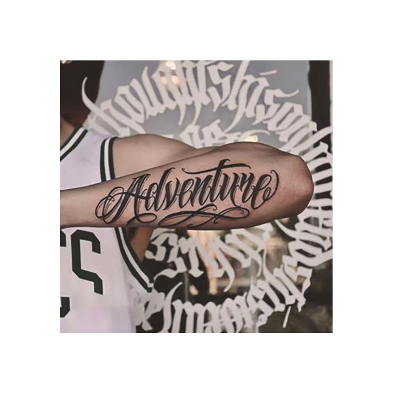 Striking Herbal Juice Tattoo Stickers - Waterproof, Smudge-Proof, Non-Reflective, Long-Lasting,