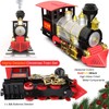 Jumbo 20-Piece Christmas Train Set with Realistic Sound Effects, Working