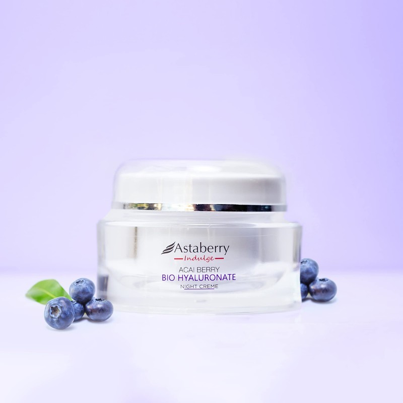 Acai Berry Night Cream for face | Bio Hyaluronic Acid