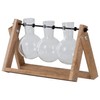 Esschert Design Cutting Vases L for Hanging Wooden Frame Glass