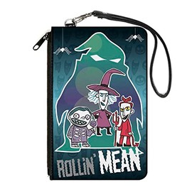 Buckle-Down Women's Zip Wallet Nightmare Before Christmas Small, Multicolor, 6.5" x 3.5"