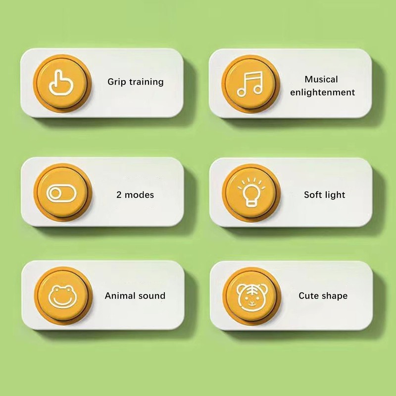 Baby Light Up Drum Electronic Cartoon Educational Musical Light Drum