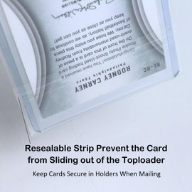 Rayvol Top Loader Sleeves - Resealable Team Bags for 35-75PT Rigid Toploader Card Holders (400pcs)