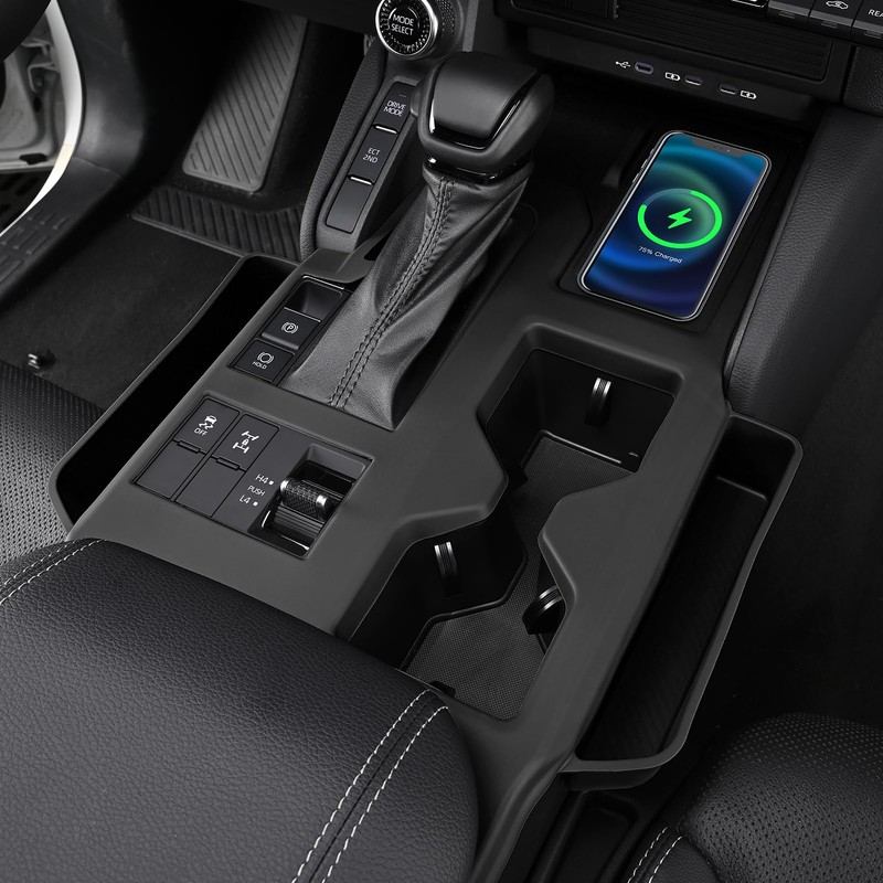 SFWAYA Console Silicone Storage Box for 2024 2025 Toyota Land