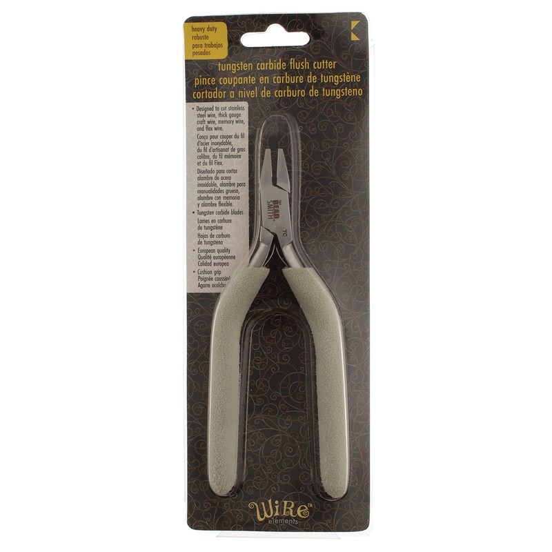 The Beadsmith Tungsten Carbide Flush Cutter, 6 inches (152mm), Polished