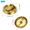 PATIKIL Recessed Door Handles, 2 Pcs Round Flush Pulls Stainless