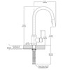 Pacific Bay Bellevue Pull-Down Kitchen Faucet – Single-Handle with in-Line