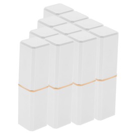 Angoily 10pcs Refillable Lip Gloss Containers Empty Lip Balm Tubes Gloss Bottles for DIY Plumping