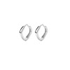 Women's Earrings 925 Silver Small Hoop Earrings Women's 1 Pair