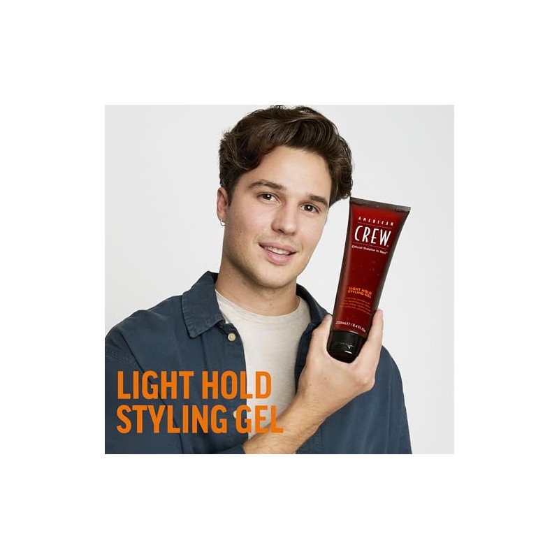 American Crew Light Hold Styling Gel, 250 Ml