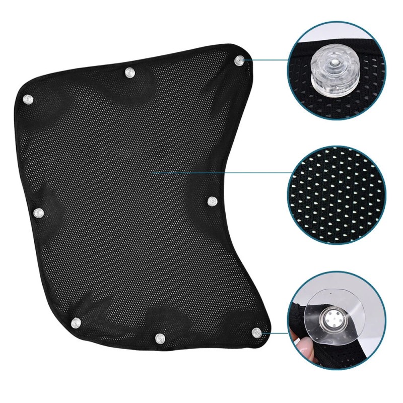 2Pcs For Semi-Truck Car Side Window Sun Shade Cover Shield