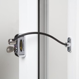 Jackloc Window and Door Restrictor Polished Chrome