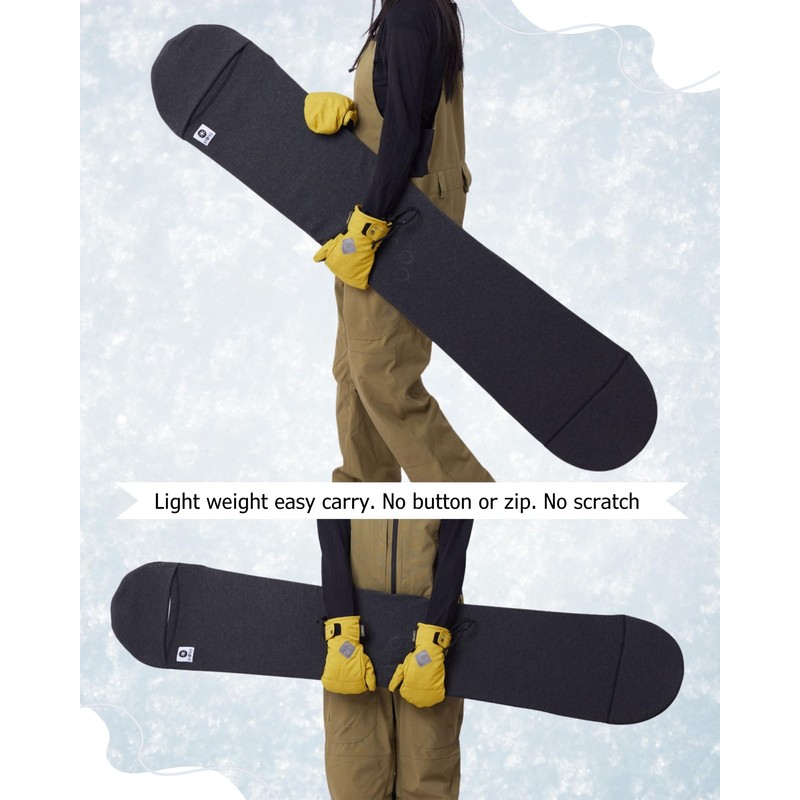 MONS Snowboard Sleeve Soft Cover Case, Fit in Bag Storage