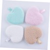 FOMIYES 2sets Luxurious Makeup Removal Pads Heart Shape Facial Cleaning