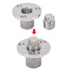 50mm Boat Garboard Drain Plug Stainless Steel Mirror Polish UV