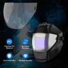 TRQWH Panoramic Welding Helmet with Auto Darkening and 3/Pack Lens