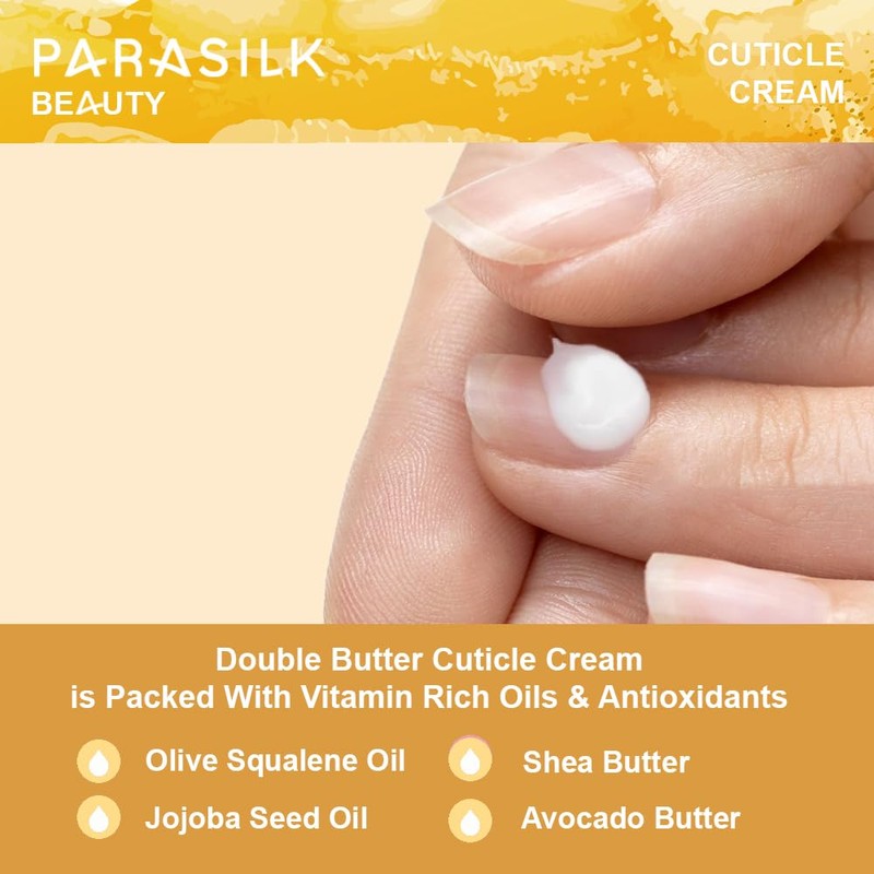 Parasilk Beauty Double Butter Cuticle Cream. Superior Antioxidant Oils &