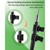 Adjustable Tarp Poles 2 Pack,Heavy Duty Aluminum Alloy Camping Tarp