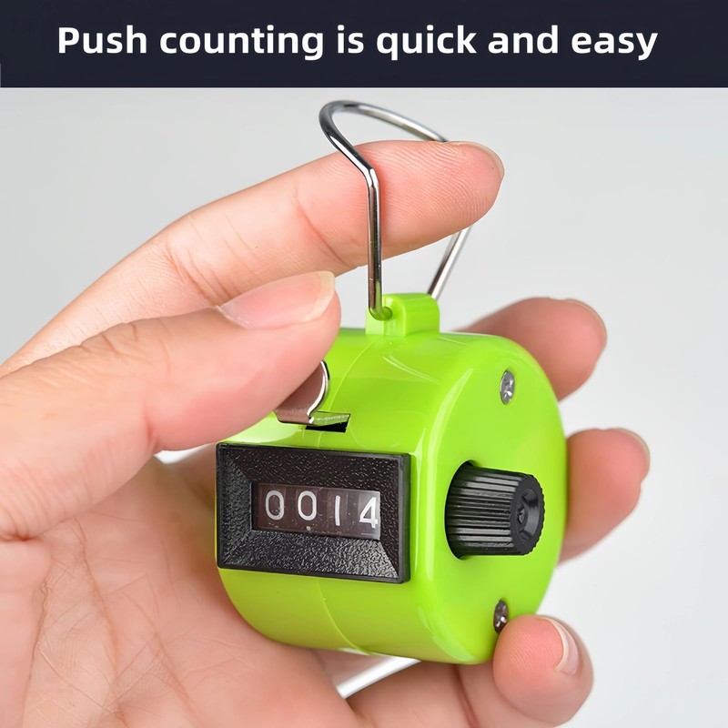 4-Digit Clicker Counter,Handheld Counter Hand Mechanical Counters Clickers,Golf Counter Clicker,People